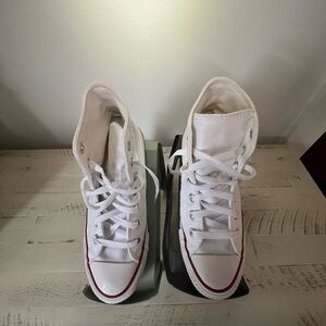 Classic White High-Top Sneakers for Women